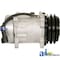 A & I Products Compressor Sanden Style (4708) w/ Clutch (2A groove 5" pulley, 12V, SD7H15 series) 7.5" x7.6" x11" A-3782613M2 - alternate 2